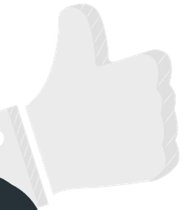 thumb white right exact